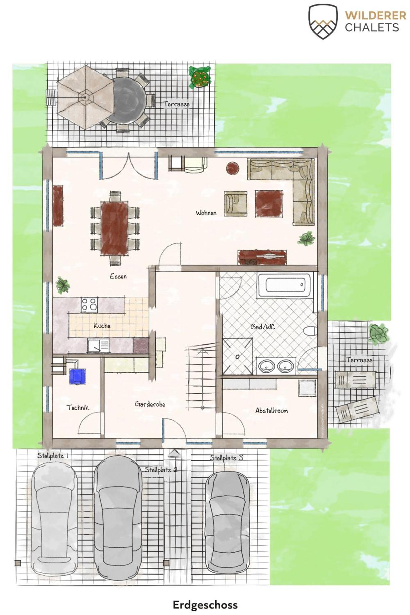 Wilderer Chalets 2-4 Personen Leutasch Ngoại thất bức ảnh